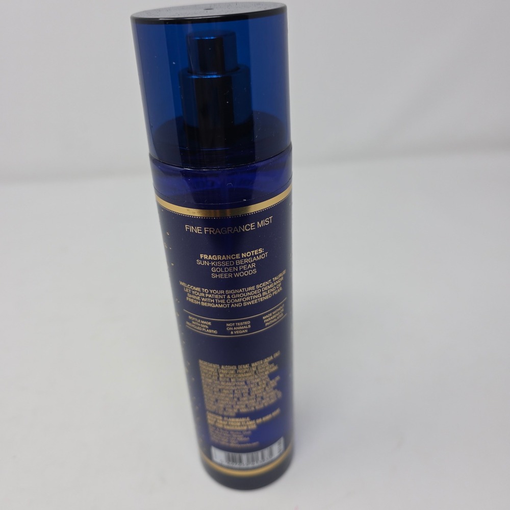 Bath & Body Works Taurus Fine Fragrance Mist 8 oz Blue Zodiac Collection New - Picture 3 of 7
